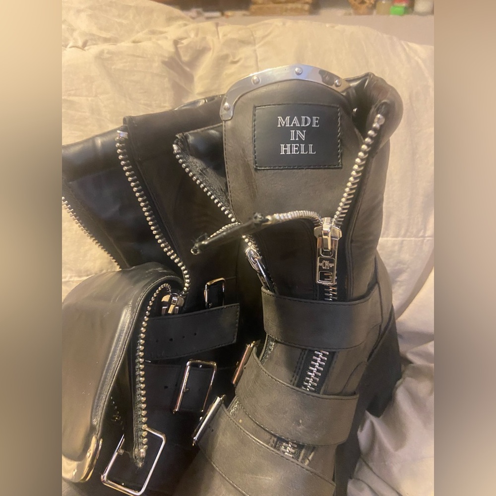 Current Mood Made In Hell Platform Boots - image 2